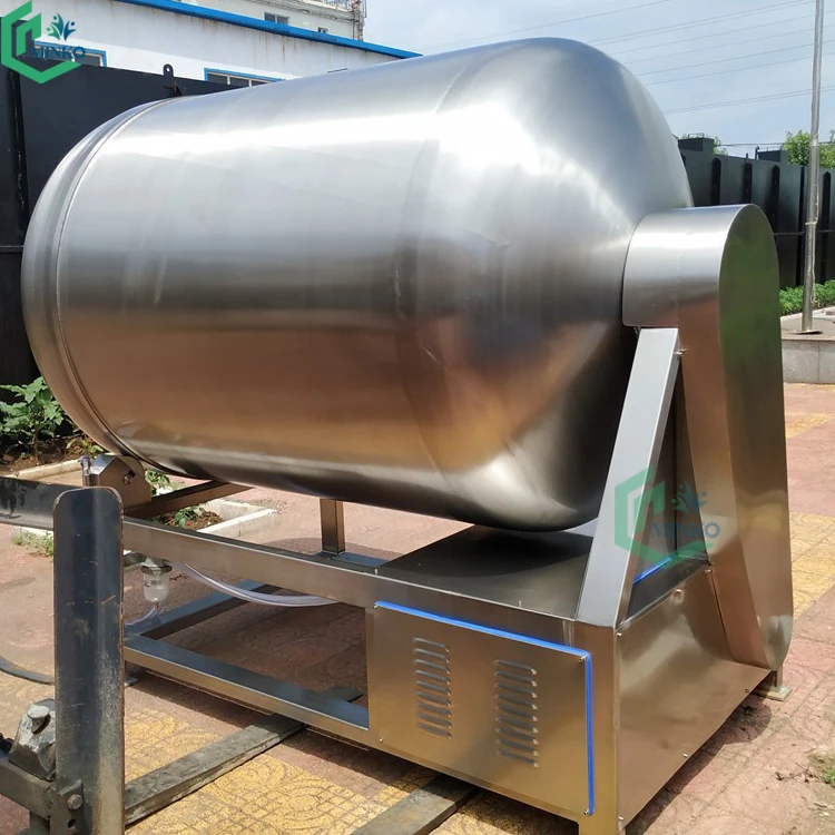 
cow meat vacuum tumbler processing chicken meat salting machine 