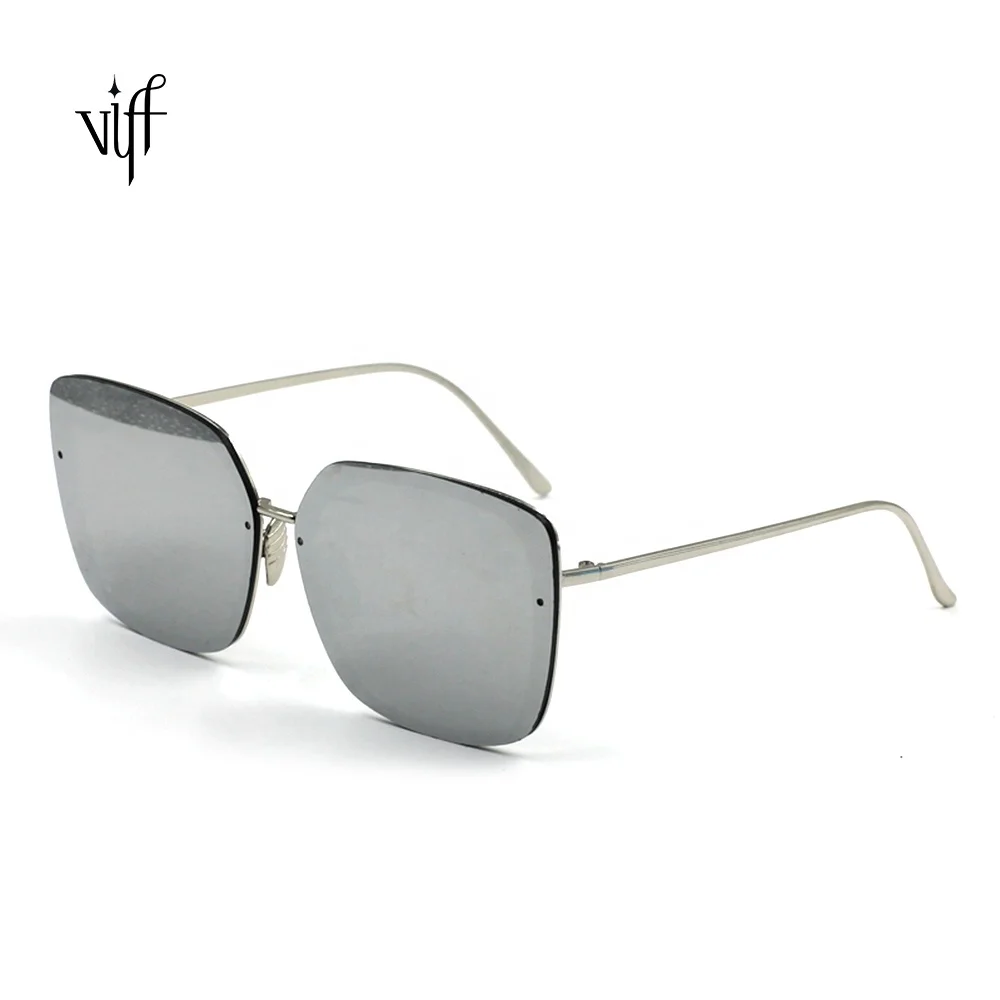 

Aviation Square Sunglasses HM17071 Big Frame Sunglasses Retro Style with Gradient lens, Multi and oem