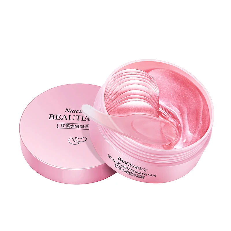 

factory direct sell red algae plant extract eye skin care dark circles moisturizingl eye mask crystal