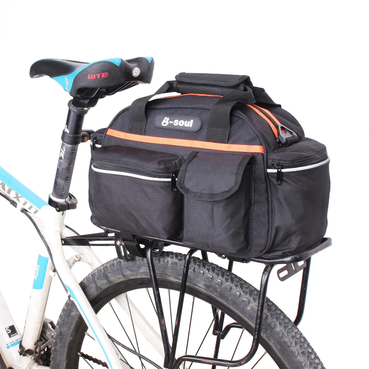 

Jetshark Outdoor Nylon Cycling Bicycle bags handlebar pocket bike accessories waterproof pannier back bicycle bag