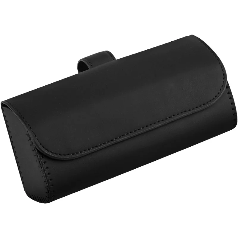 

Car Visor Sunglasses Case Clip Hanger Magnetic Holder PU Leather Eyeglasses Interior Storage Box