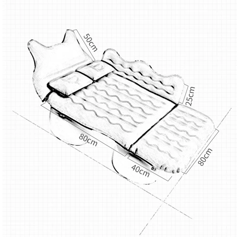 热卖汽车后座空气床汽车床垫汽车用床垫 - buy 汽车后座气垫床,汽车