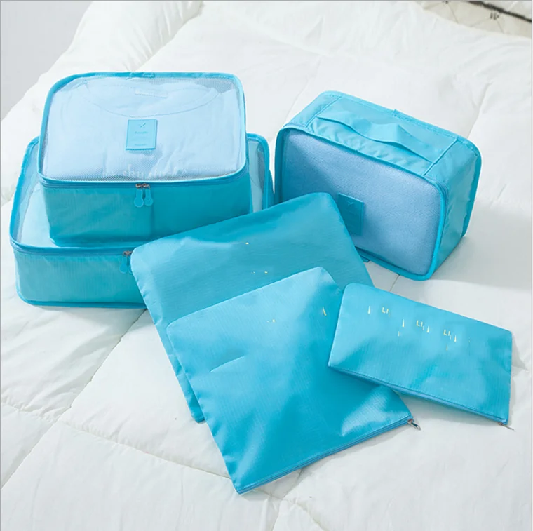 

Wholesale travel organizer luggage packing cubes Compression Pouches Set Shoe Clothes Packing bag