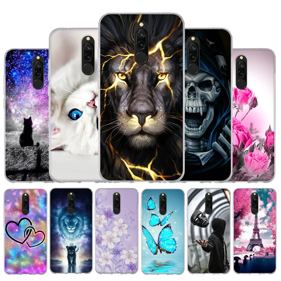 

Funda For Xiaomi Redmi 8 8A Case Silicone Soft TPU Back Cover For Redmi 8A Case Cute Cat Phone Funda Bumper For Xaomi Redmi 8