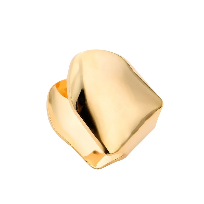

Wholesale Cheap Custom Design Hip Hop Jewelry Single Cap Grillz 18k Gold Teeth Grillz