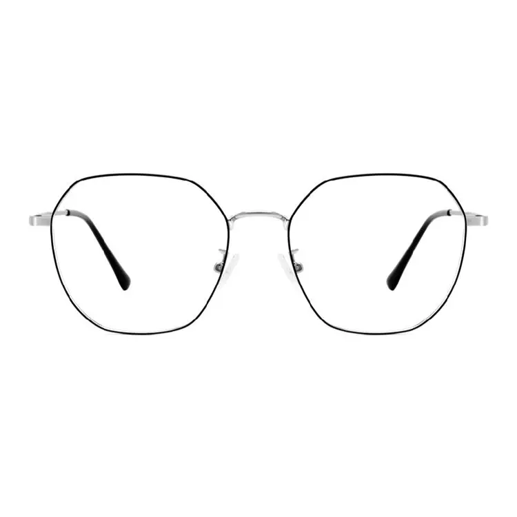 

2021 Newest Custom Design Trendy Wholesale Glasses Frames Optical Women Slim Metal Eyeglass Frame Optical