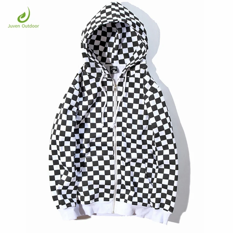 

Black and white squares Blank Men Trendy Hoodie Custom Oversized Pullover Women's Hoody Fitted Pocket Hoodies, Customized