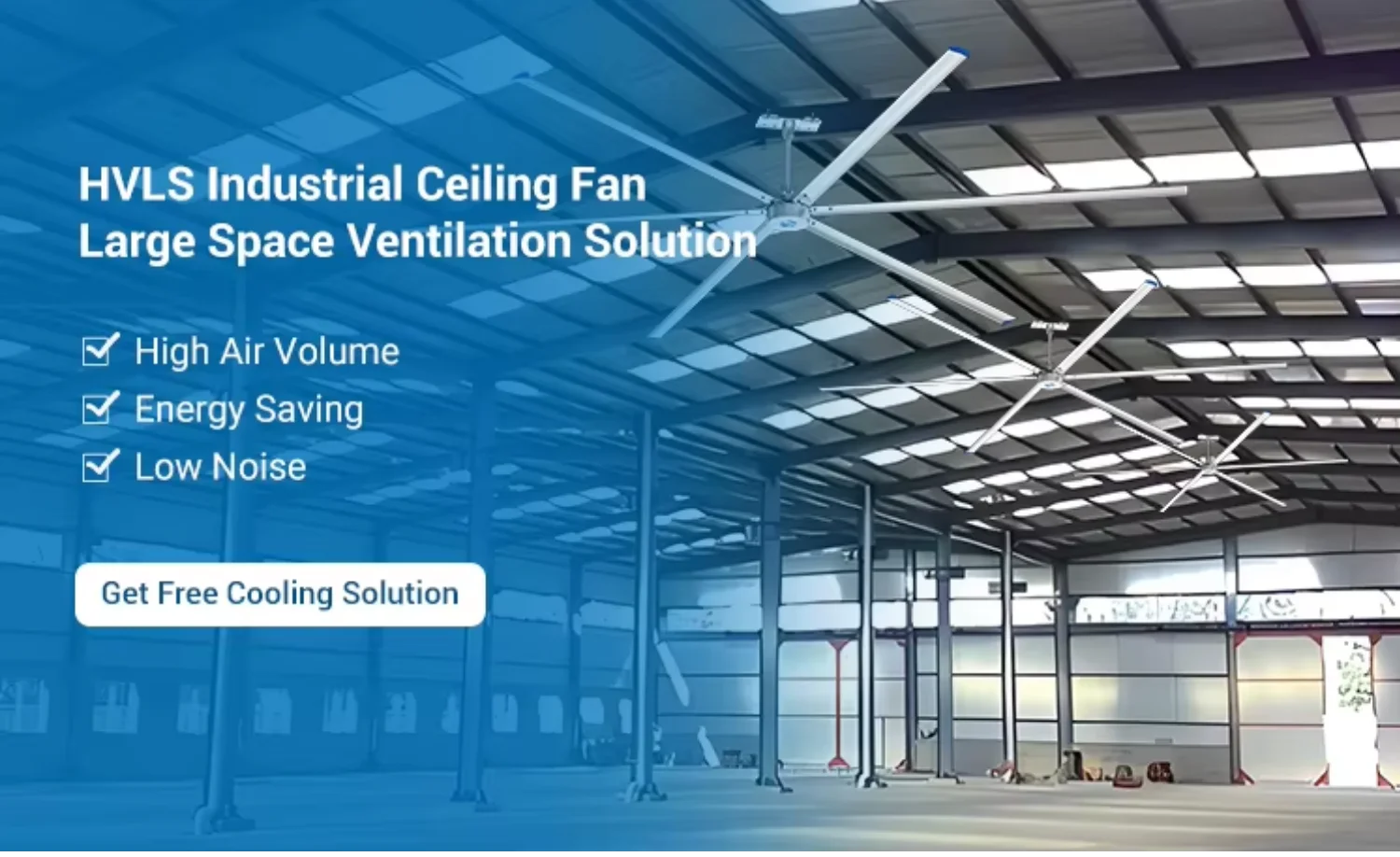Ceiling Fan, 15ft, HVLS, 4.5m - detail 2