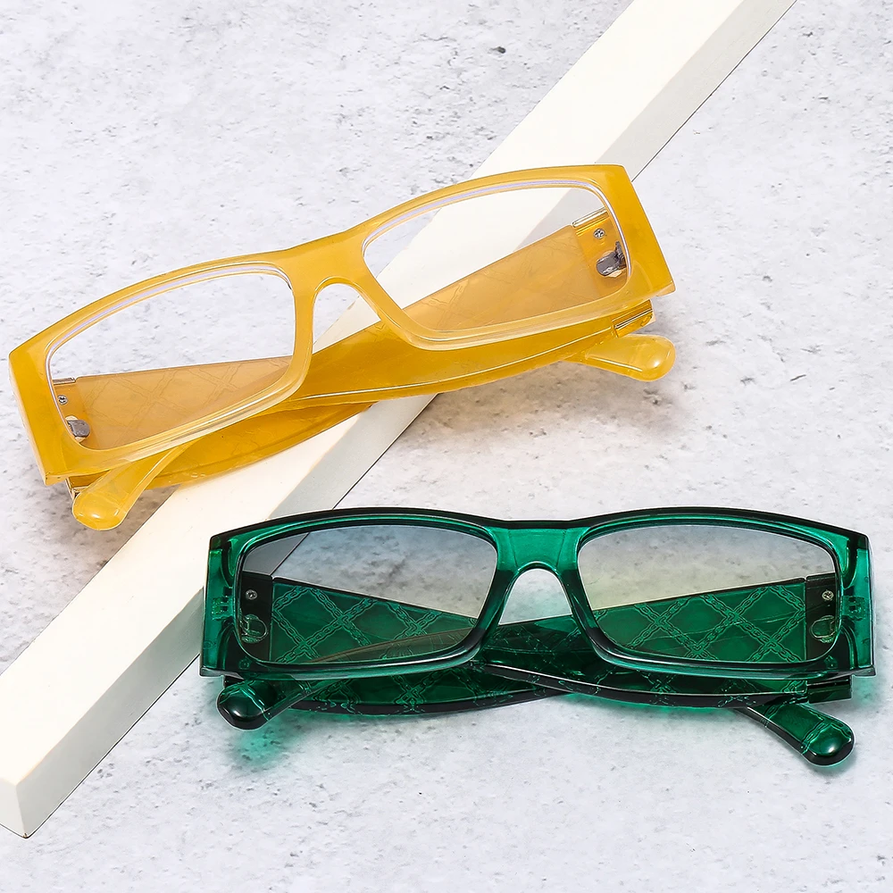 

PANO wholesale fashionable bulk black small rectangular frame shades sunglasses2021 NEW, 9 colors