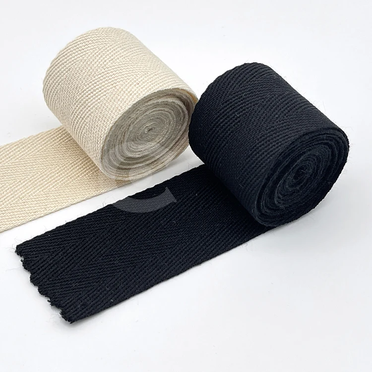 In Stock Free Sample Wholesale Customized 5cm Width Tufting Tape for Rug Finishing  Cotton Twill Carpet Binding Tape