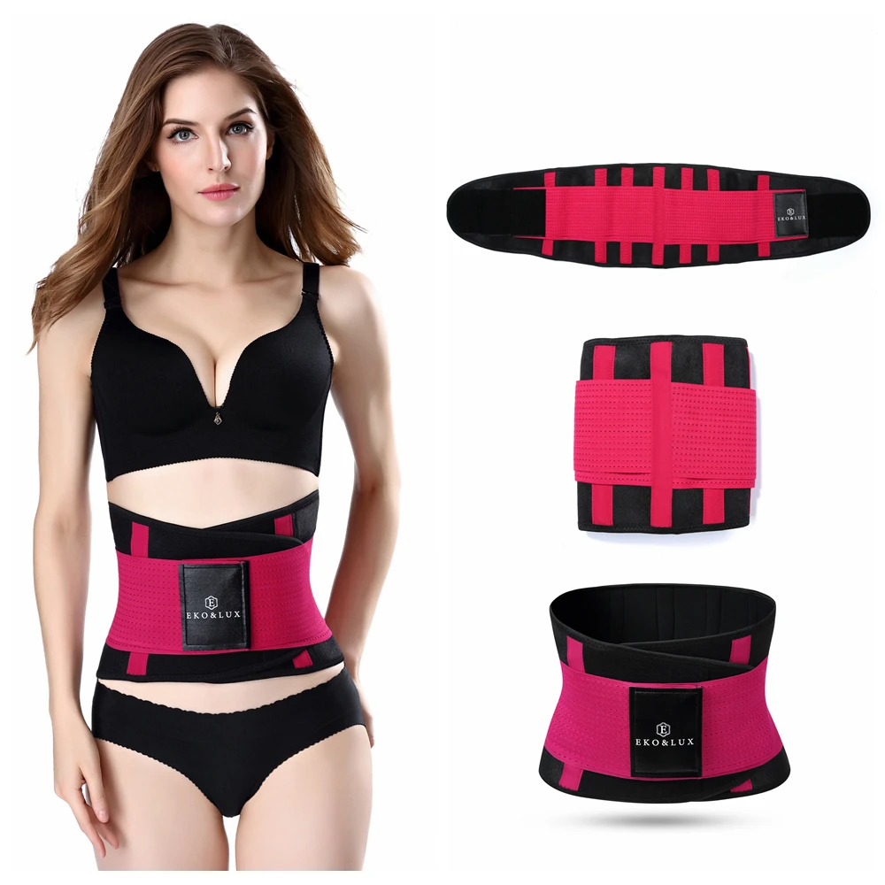 

Good Quality Neoprene waist trainer sports fitness Adjustable Waist Trimmer Sweat Slimming Belt