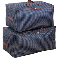 

Foldable Storage Bag Organizers, Large Clear Window & Carry Handles clothing storage bag outdoor travel storage bag