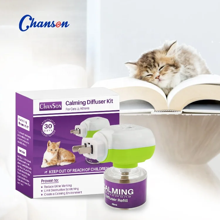 

Natural Cat Calming Pheromone Diffuser for Cats and Dogs