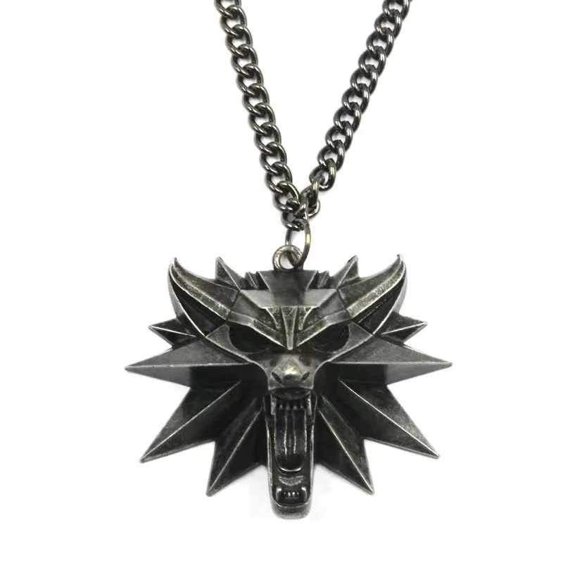 

The Witcher 3 Witch medal Wolf Head Pendant