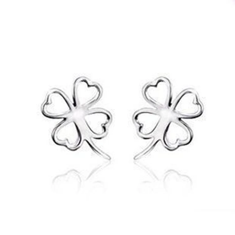 925 Sterling Silver Trendy Cute Stud Earrings for Women Elegant Wedding Jewelry for Engagement Party Moda Pendientes Mujer