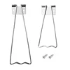 2size metal swallow tail design picture framing shelf supporter for photo frame