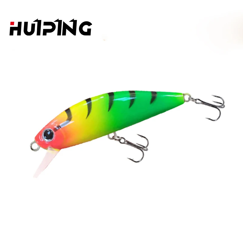 

HUIPING 75mm 11g Sinking minnow Lure for Fishing Artificial Bait 8 Colors Plastic Wobbler Hard Bait Pesca Trout Fishing Lure
