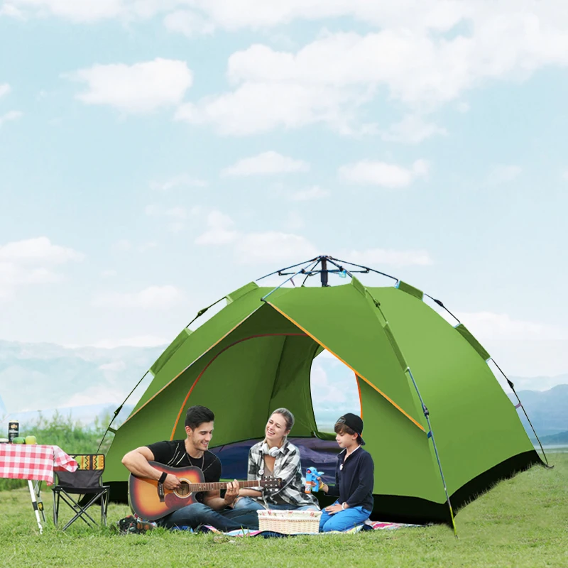 

Multi-functional sun shelter ultralight outdoor waterproof tent for 3-4 persons camping