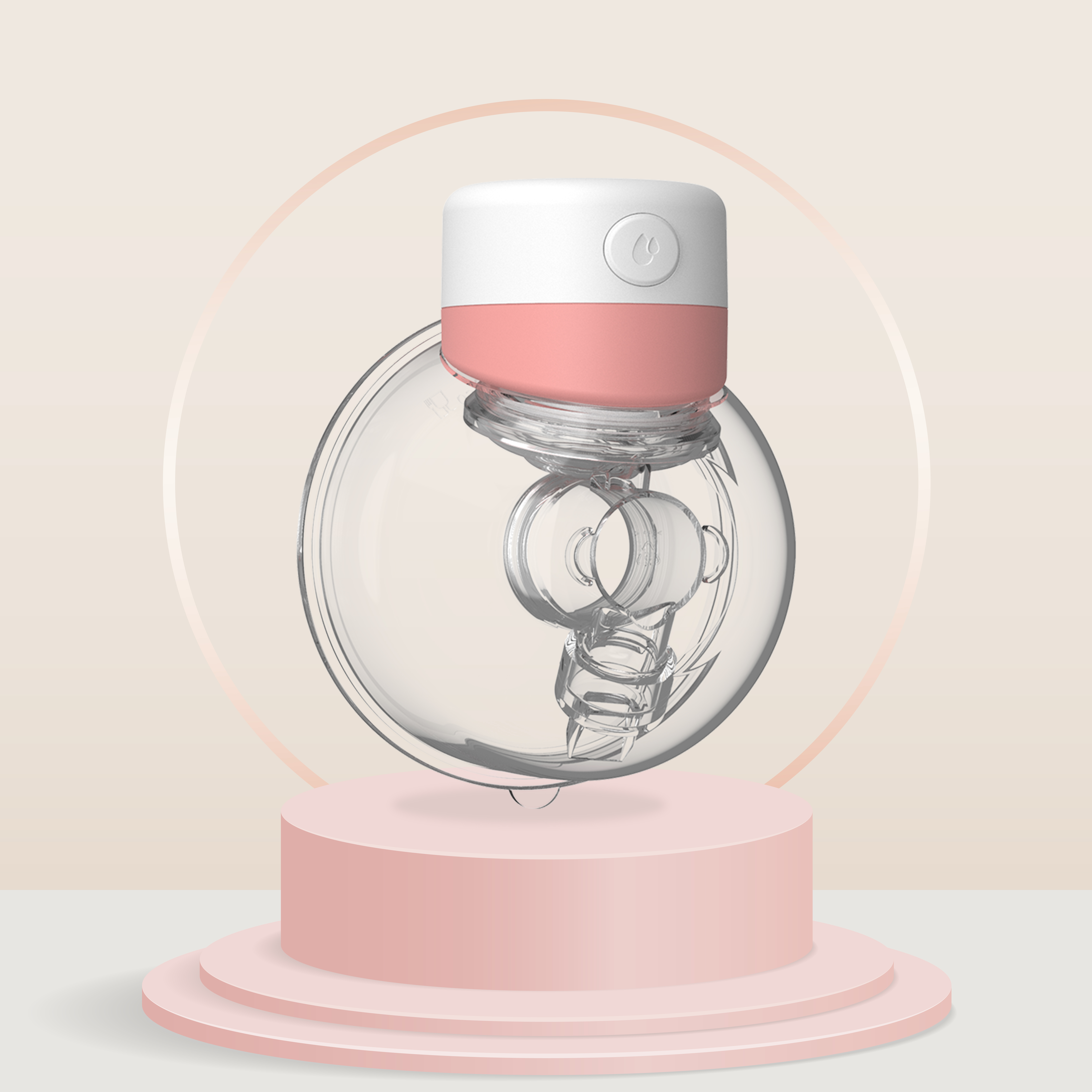 

Hot sale portable silicone breast pump breastfeeding wireless wearable breast pump
