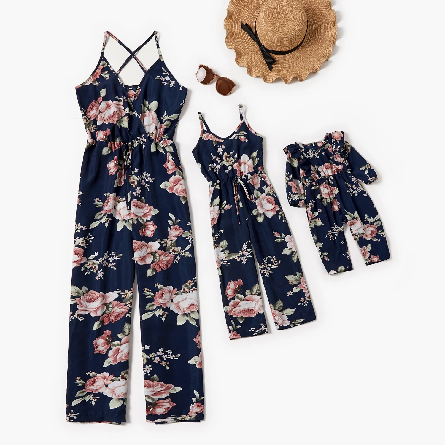 

Family Matching Clothes black striped full Printed Long Dress Mother Daughter Dresses Matching Outfits Mommy and me clothes, Picture