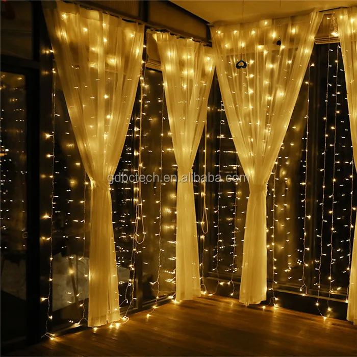 Changing Ceiling Butterfly Bronze Blue Led Holiday Christmas Blister Beautiful 3x3m 300led 3*3m Curtain Light