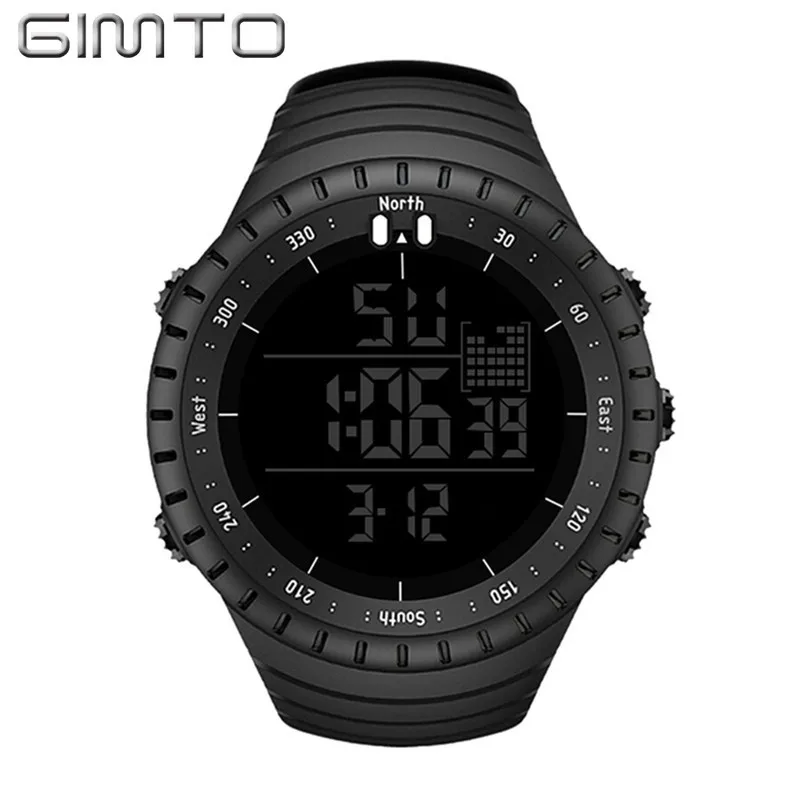 

GIMTO Watch Large LED Digital Watch Men Sports Watches