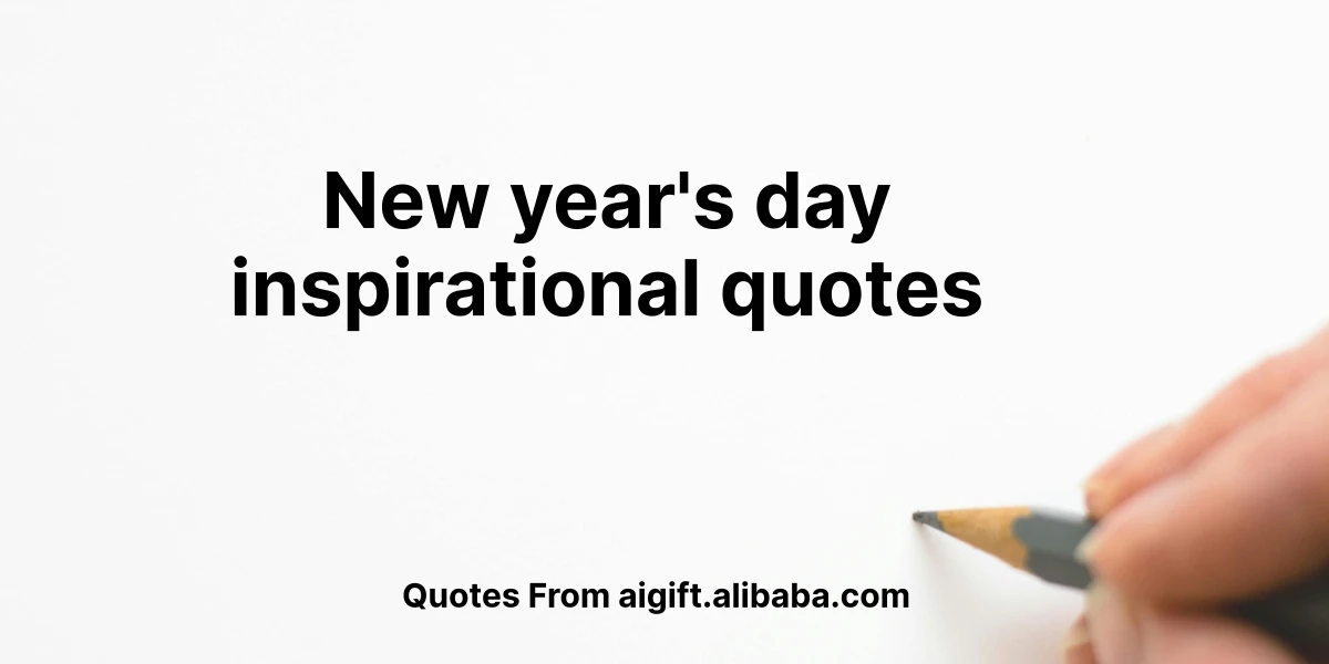 new year's day inspirational quotes