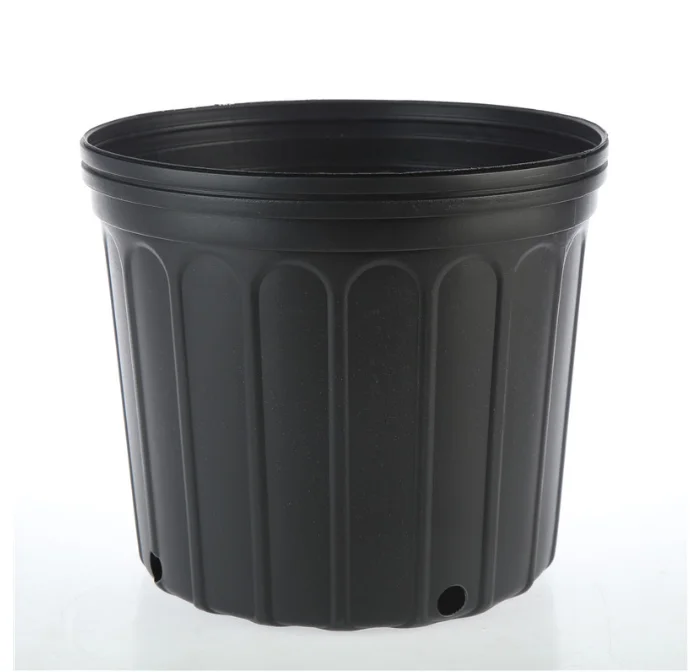 

Plastic Flowerpot Garden Pot Plant Pot Planter Green Flower OEM Black Style Sets VASE Custom Color Small Kits Cheap Pots