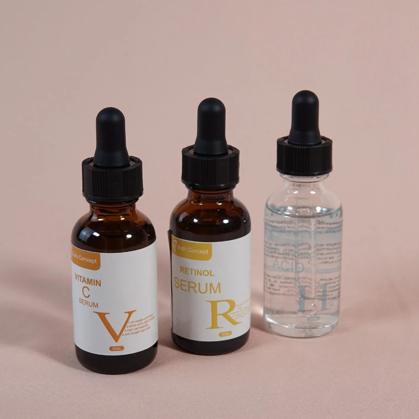 

Wholesale private label Organic Vegan Eco friendly Natural Vitamin C Serum facial skin hydrating moisturizing retinol serum