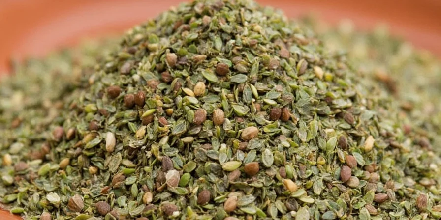 Comparison image of fresh oregano leaves vs. ground oregano molido