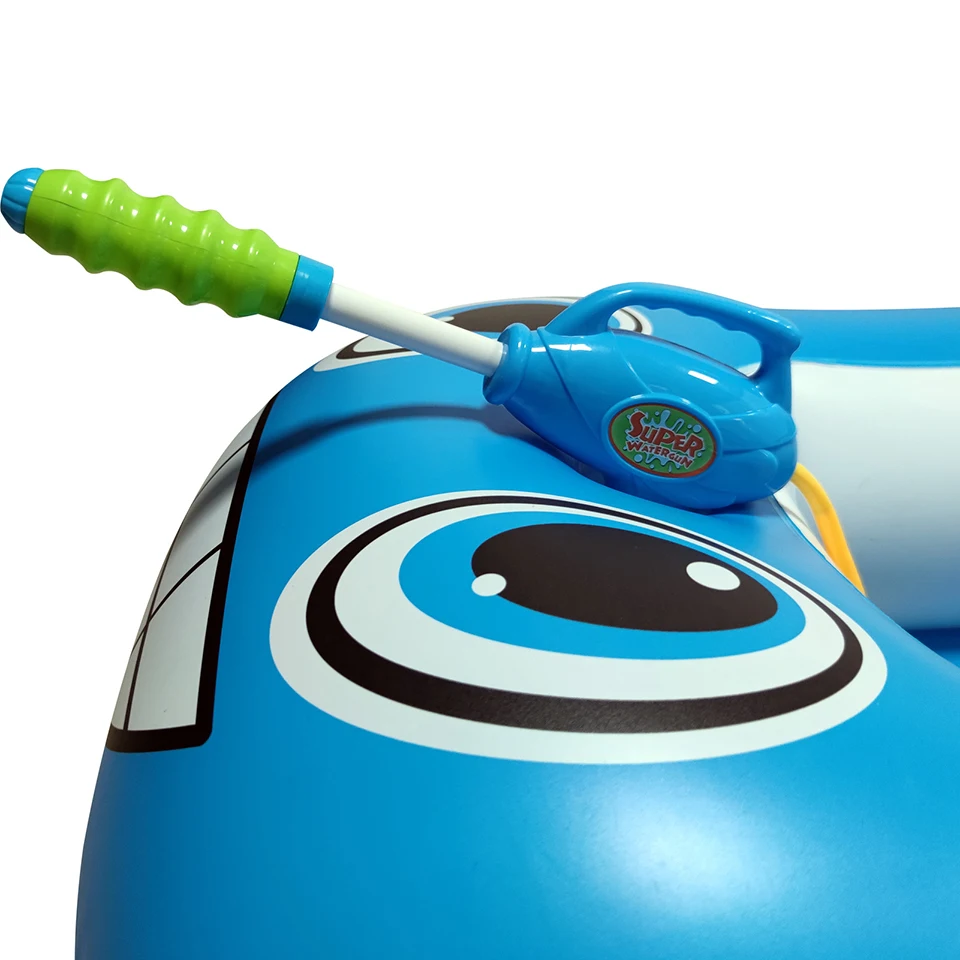 

Swimming Baby Accessories Summer Kids Car Shape Swim Seat Float Boat with Water Gun, As pictures