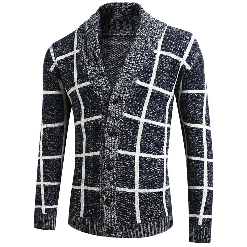 

manufacture oem soft cozy knitted pullover printed cardigan sweater for man, Customized color