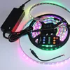 LED Strip Lights with Music Sync-Chase Effect, Dream Color 5V 2812IC rgb Flexible String Lights for for Indoor Bedroom