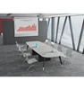 8, 10 person seater modern office cubicle modular standard melamine laminate wooden rectangular conference meeting table