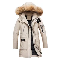 

Factory Wholesale High Quality Winter Thick Long Coat Padded Down Men Plus Size Jackets