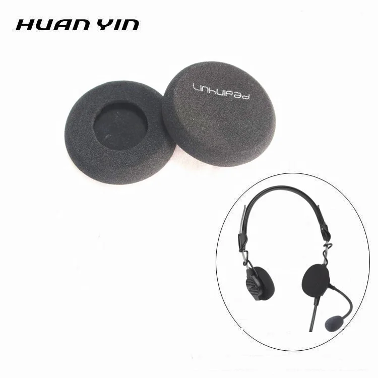 

Headphone replacement foam ear cushion 2.3inch 58mm earpads free shipping for Airman Grado headsets, Black