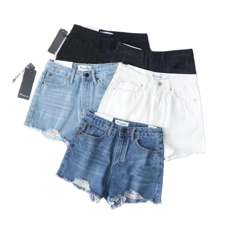 

Mix Color mix design Women fashion Jeans short Pants trousers stock