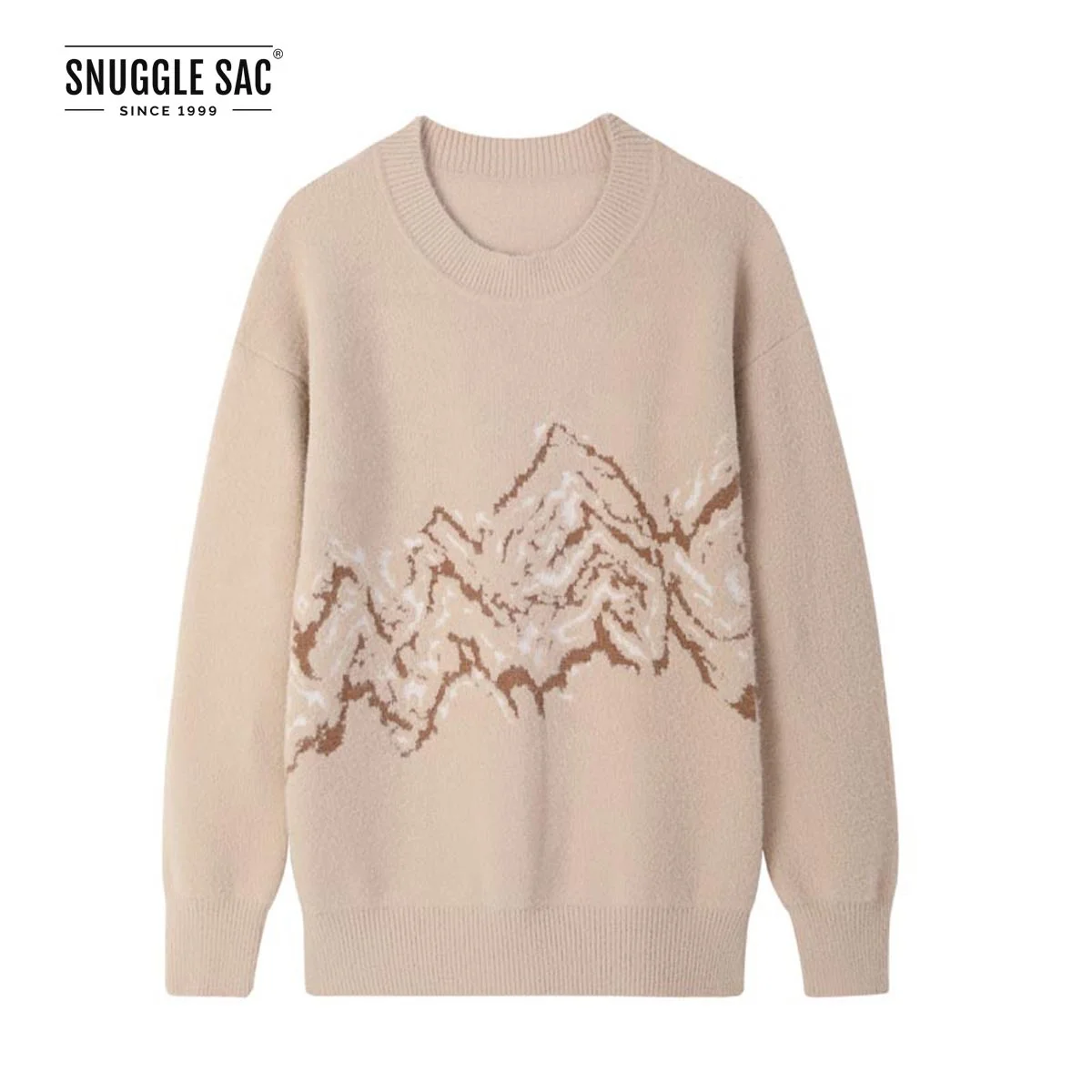 

Snuggle Sac Air Feel Reflective Round Neck Sweater Designer Sweater for Men Mens Knit Sweater Standard Wool Man Boy Pullover