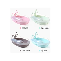 

New Design Indoor Pet Clean Up Products Plastic Cat Litter Box Toilet Training Tray