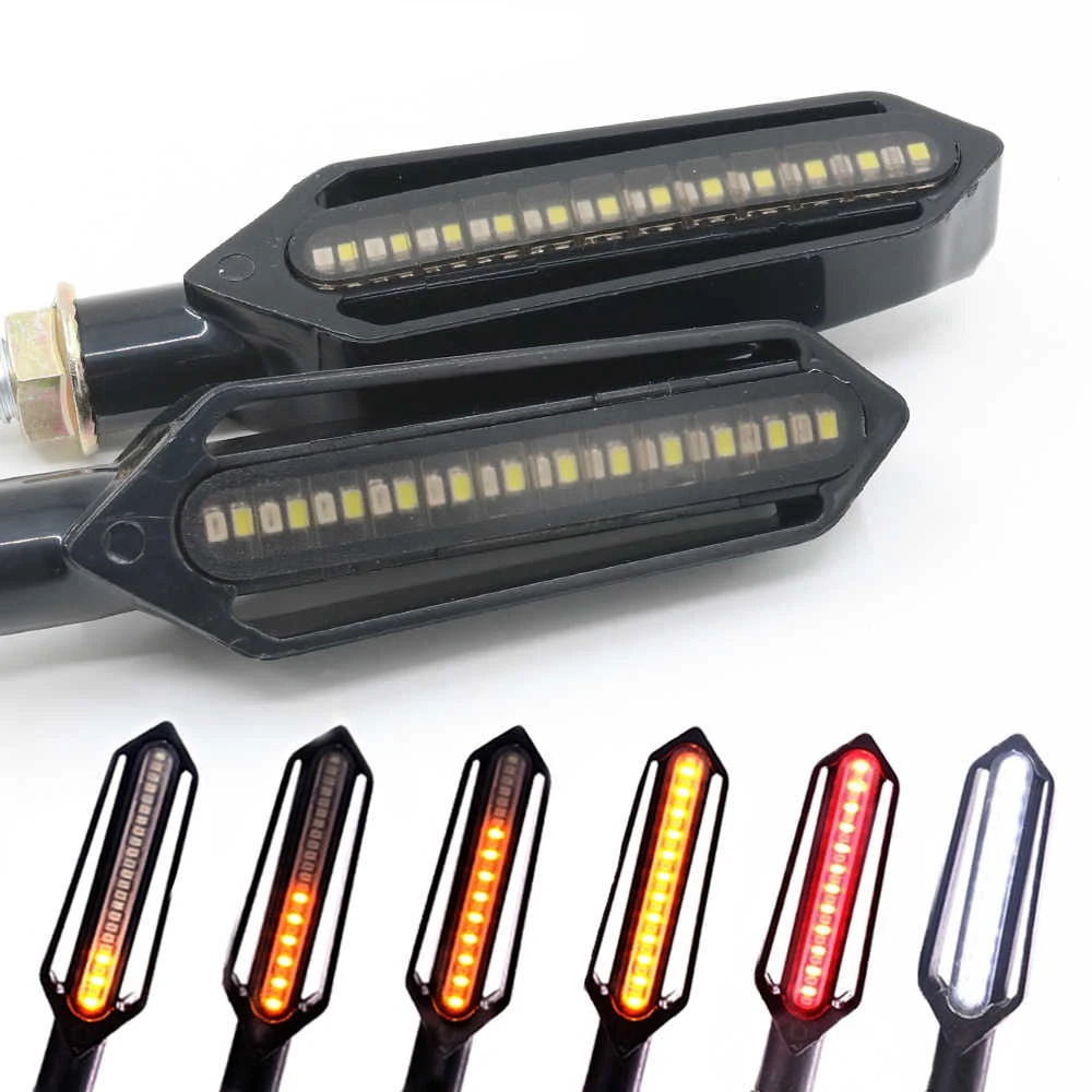 Universal Led Blinker Flasher Daytime Drl Indicator Light Brake Lamp