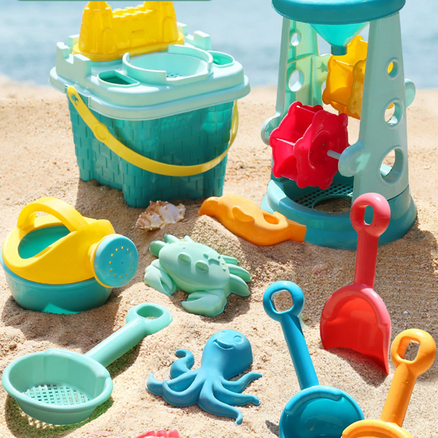 

Beach Toys for Kid Toddler Sand Toys for Kid Toddler with Sand Bucket Shovel Sandbox Toy for Toddler Kid