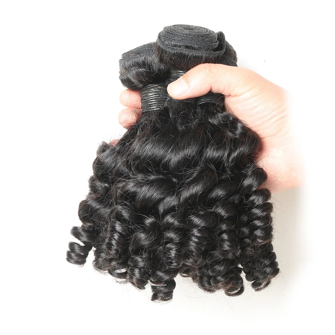 

2021Trending Peruvian Human Hair extension Dropshipping Funmi Hair NO Shedding Wavy hair 3 Bundles With Closure