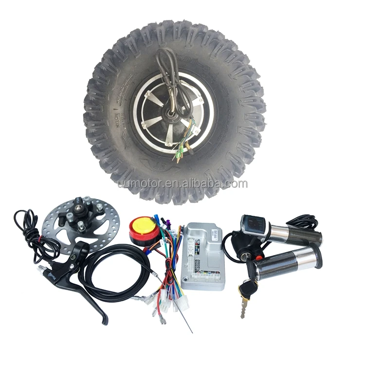 

48v 500w 15 inch off road tire battery powered trolley electric wheelbarrow conversion kit