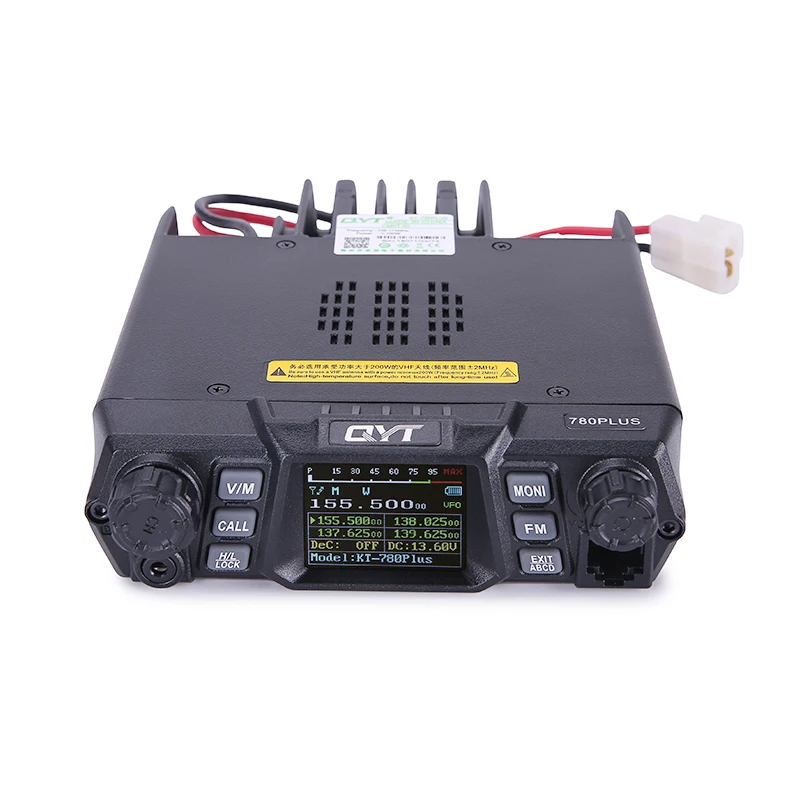 

100W VHF single band quad standby color screen QYT KT-780Plus radio