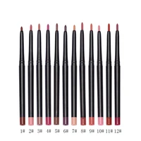 

Private label high pigment matte lipliner 12 colors waterproof lipliner pencil wholesale