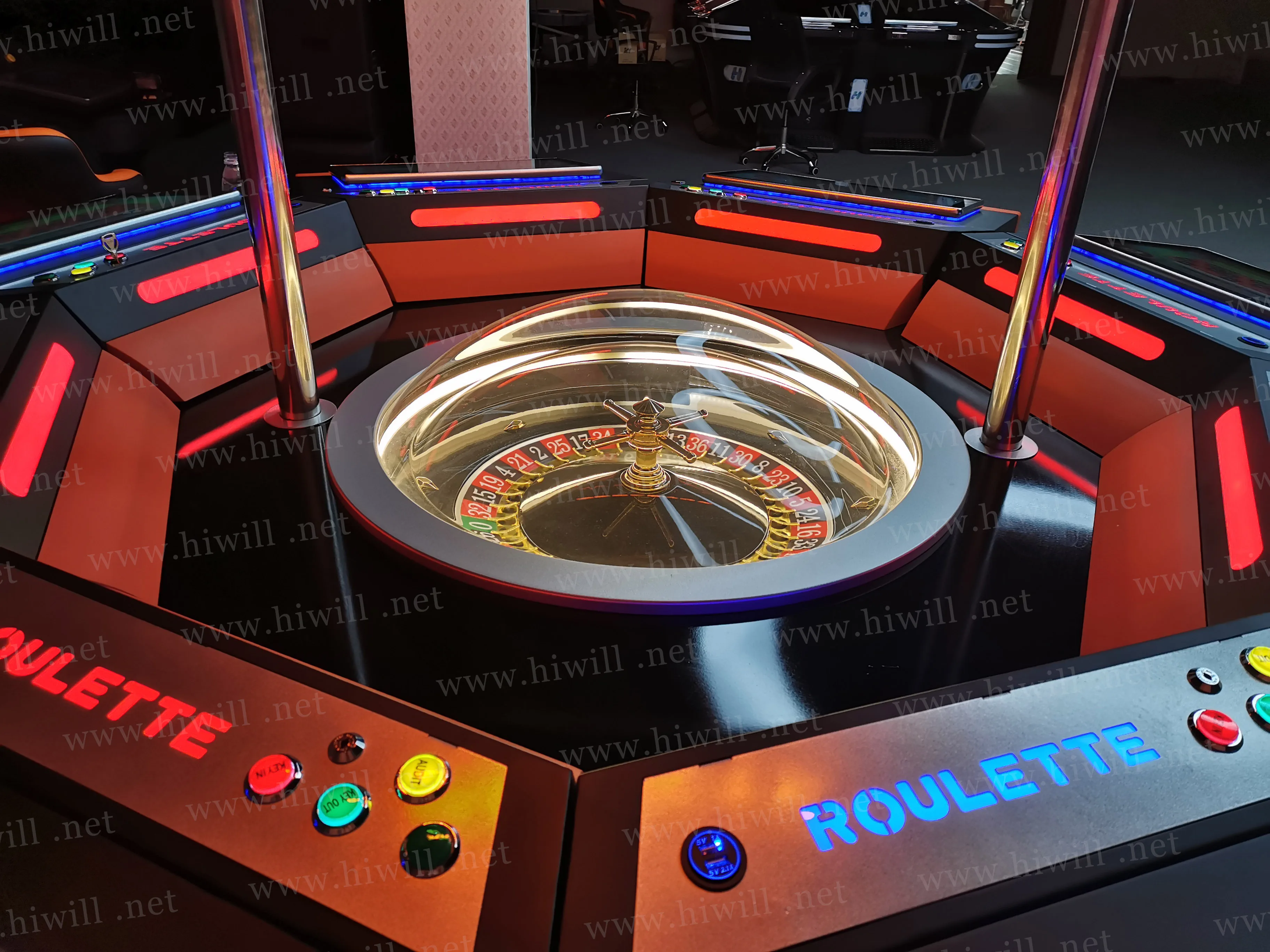 electronic roulette stakes at casino