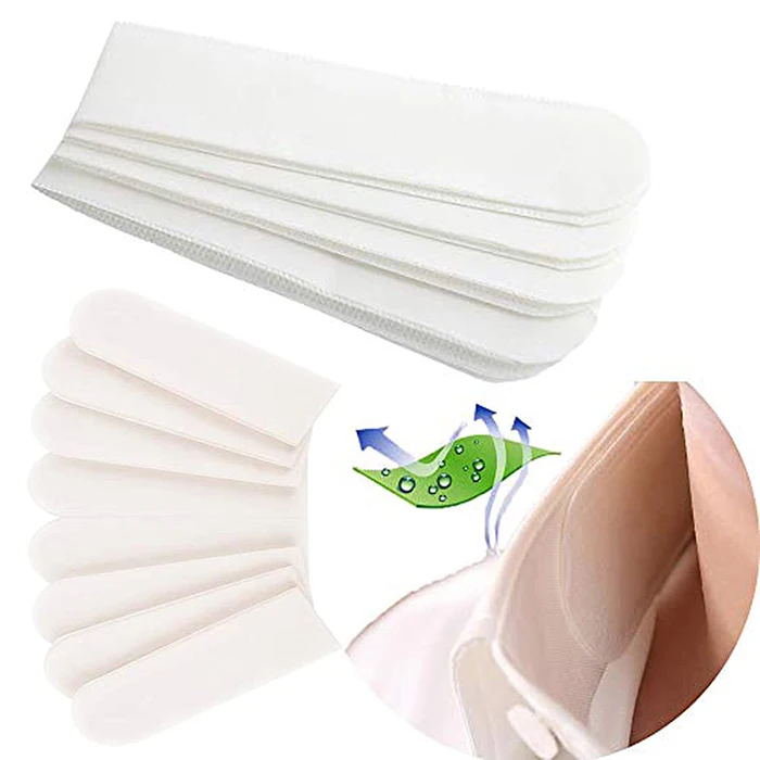 

Disposable Collar Protector Sweat Pads Self-Adhesive Neck Liner Pads Feel Dry All Day Invisible Protection Hats Liner Ca, Black/white