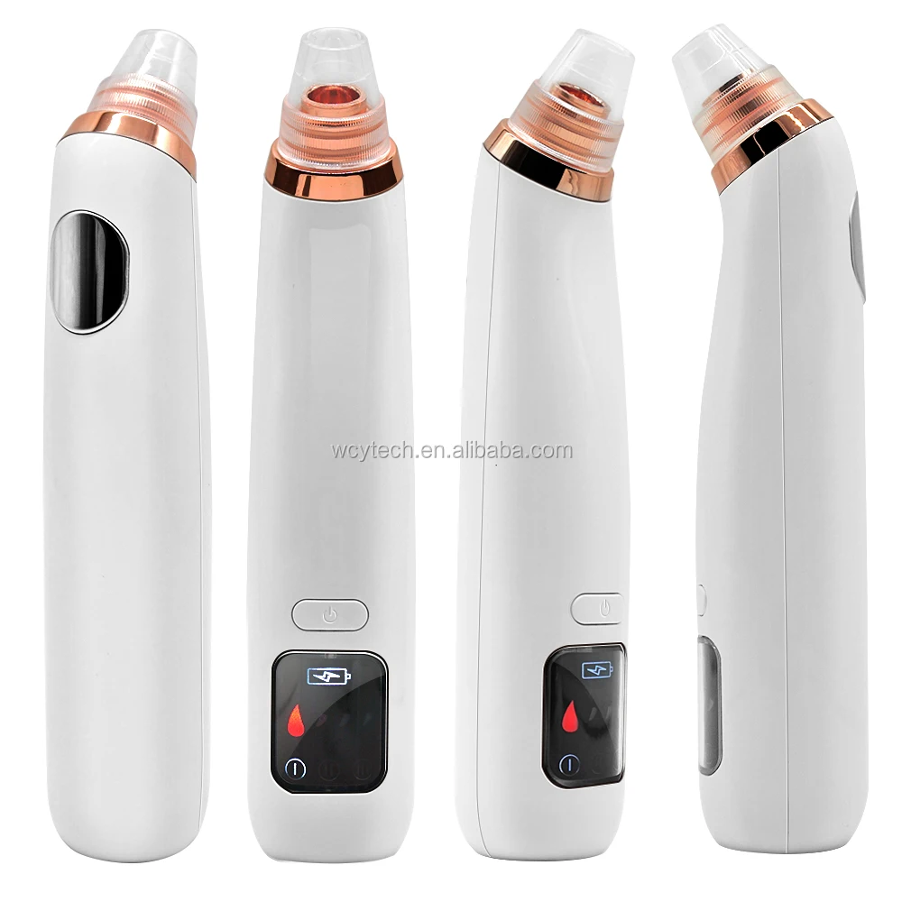 

New arrival fast blackhead remover recharging battery Blackhead Remover Vacuum with warmer function