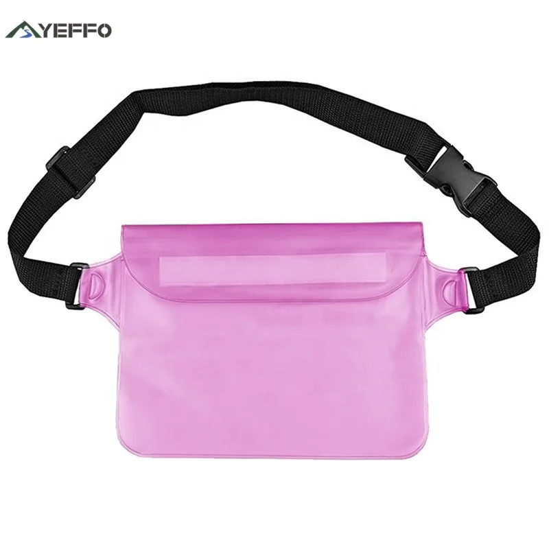 

Amazon Supplier Waterproof Pvc Waist Bag Waist Pouch Outdoor Water Sport Opp Bag  95g/pcs YF-220 50pcs, Black,white,blue,pink,yellow,orange,grey,etc