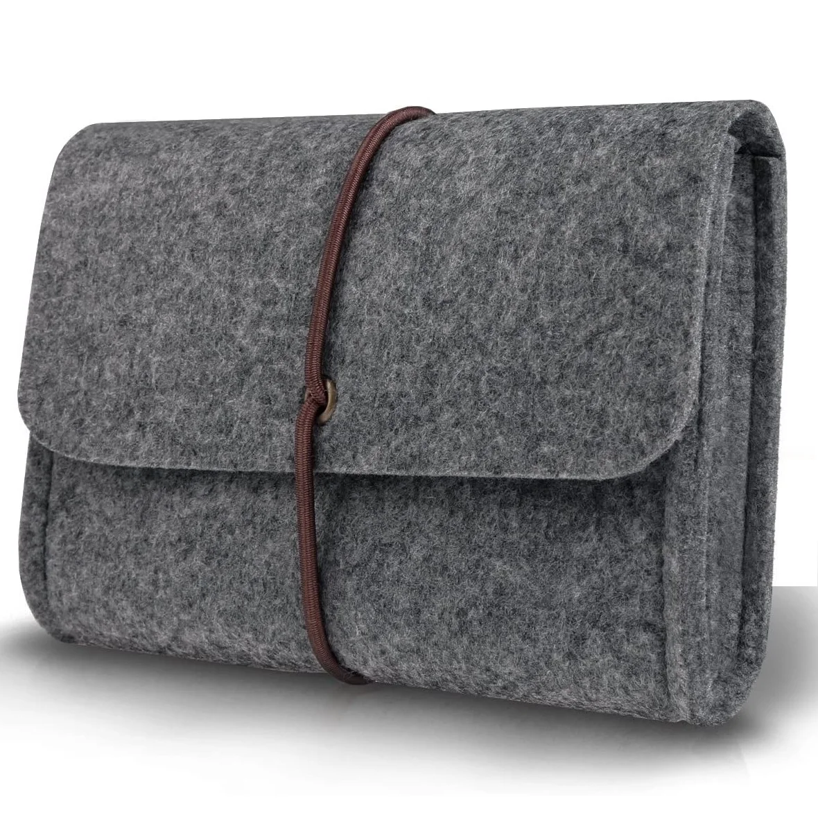 

Felt pouch-custom felt pouch soft and durable gray felt pouch